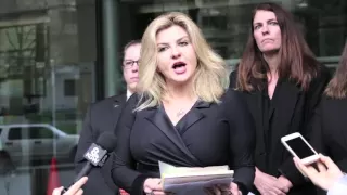 Michele Fiore speaks after court appearance of final four Malheur occupation holdouts