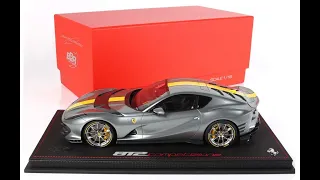 Unboxing BBR Ferrari 812 Competizione 1/18 .....in two different colors. Double unboxing!!