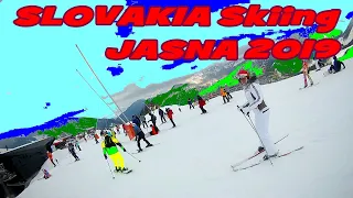 SLOVAKIA Skiing JASNA ski resort самая большая горнолыжная зона в Центральной Европе 2019.