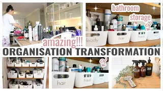 ORGANIZATION TRANSFORMATION - IKEA Bathroom storage solutions + DIY labels || THE SUNDAY STYLIST