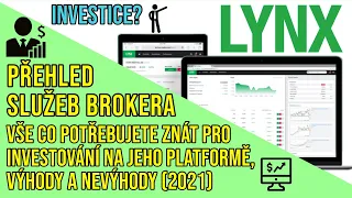 LYNX - základní info o tomto nizozemském brokerovi, který nabízí investiční služby i v ČR (2021)