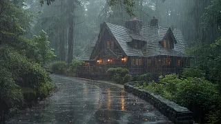 Get Rid Of Daily Troubles And Sleep Better With Heavy Rain In The Forest | Rain Sounds For Sleeping