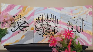 @calligraphyandartbymidhat4680 #Pour painting | Calligraphy painting