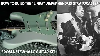 How to Build the "Linda" Jimi Hendrix Stratocaster From a Stew-Mac Guitar Kit - ASMR 4k