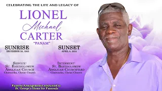 Celebrating the Life & Legacy of Lionel Michael Carter - 'Panam'