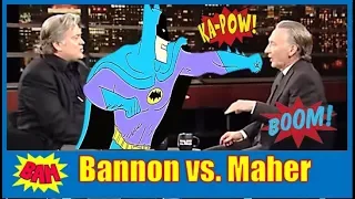 BAM! Steve Bannon KAPOW's Bill Maher!