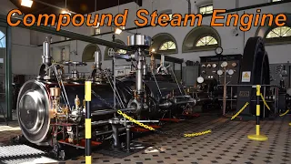 Tandem-Compound Steam Engine WATCH THE IMPROVED RE-UPLOAD INSTEAD