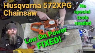 Husqvarna 572XPG Low On Power