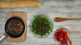 Rucola-Salat mit Balsamico-Dressing