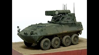 프라모델 조립 도색 완성작 LAV-AD Light Armored Vehicle - Air Defense variant (plamodel/Scale Model) 장갑차