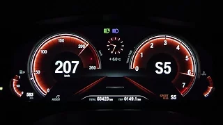 2017 BMW 540i Limousine G30 340 HP 0-100 km/h, 0-100 mph & 0-200 km/h Acceleration