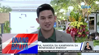 Anjo Pertierra, nakiisa sa kampanya sa paggamit ng renewable energy | UB