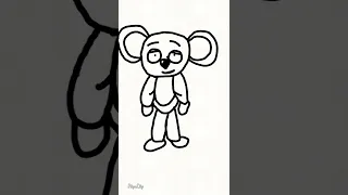 evolution of Freddie into Cheburashka[скетч анимация]