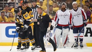 Кросби покидает игру / Crosby leaves game early