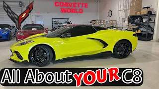 C8 Corvette - New Owner's Guide With Robert From Corvette World. All About Your C8!!