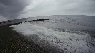 Черное море. Закаливание каждый день. Адлер. Море 21°С. ( 20 октября 2022)