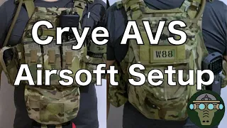 Crye AVS setup for airsoft