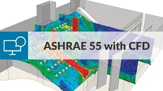 Indoor Climate and Thermal Comfort Assessment for ASHRAE 55 with CFD
