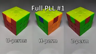 U-perms + H-perm + Z-perm | Full PLL #1/9