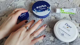 асмр 🤫уходовая косметика Dove и Nivea шёпот😴