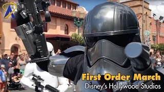 Star Wars March of the First Order at Disney's Hollywood Studios with Captain Phasma