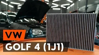 Как заменить салонный фильтр на VW GOLF 4 (1J1) [ВИДЕОУРОК AUTODOC]