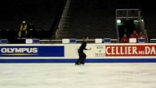 Patrick Chan Short Program runthru at Worlds 2009   MVI 7514