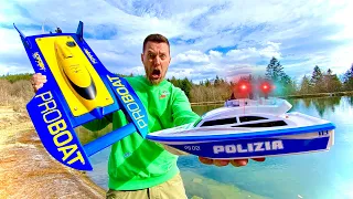 POLIZEIKONTROLLE! Mein 100 Km/h SPEEDBOOT hebt ab und SINKT auf GRUND!