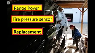 How to remove the tire pressure sensor of the L322 Range Rover without special tools !?