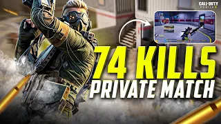 74 Kills in a Private Match FULL GAMEPLAY Call Of Duty Mobile
