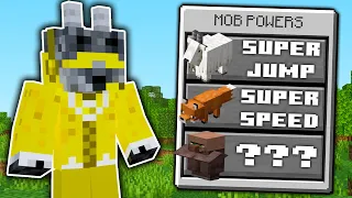 Minecraft Manhunt, But I Can Steal Mob Powers...