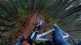 Flat Out DOWNHILL Riding! Marin Prototype First Runs!