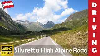 Driving in Austria 13: Silvretta High Alpine Road (Silvretta Hochalpenstraße) 4K 60fps