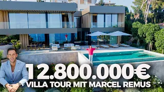 12.800.000€ LUXUS VILLA TOUR BEI PUERTO PORTALS AUF MALLORCA MIT MARCEL REMUS