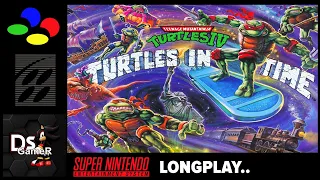 Teenage Mutant Ninja Turtles IV: Turtles in Time - FULL GAME [Longplay] SNES