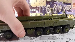 Сборка модели ракетного комплекса Тополь 1/72 ZVEZDA