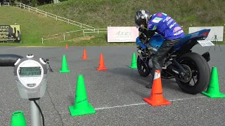 8の字ＧＰ練習Haruhiko Tsujiie GSX-R1000