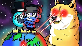 We Laser Planets in Half with a Giant Space Dog in Solar Smash!