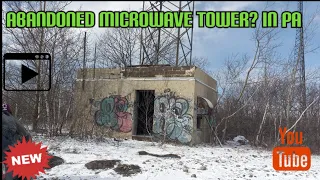 Abandoned microwave tower, in PA