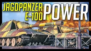► JagdPanzer E-100, THE POWER! - World of Tanks JagdPanzer E-100 Gameplay