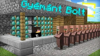 ÁTALAKÍTOTTAM A HÁZAM GYÉMÁNT BOLTTÁ A MINECRAFTBAN!