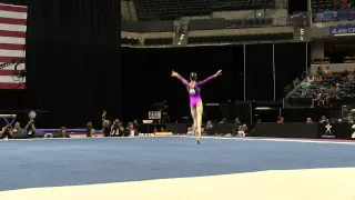 Alyona Shchennikova – Floor Exercise – 2015 P&G Championships – Jr. Women Day 2