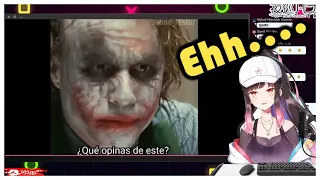 Vtuber JAPONESA reacciona a ''El Guasón explicándole memes de ANIMES al Batman'' - Hana Yomeguri