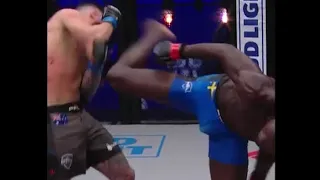 Sadibou Sy's Delivered a twist_head_kick at the Top Notch⚡ #viral #fyp; #knockoutpower  #pflmma