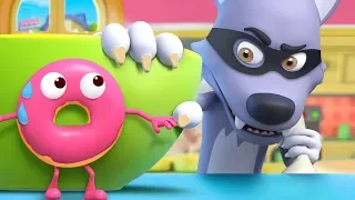 Donuts Run Away From Wolf | Colors Song, Vegetables Song | Nursery Rhymes | Kids Songs | BabyBus