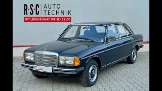 1984 Mercedes Benz 240d W123 mit original 21000KM Laufleistung