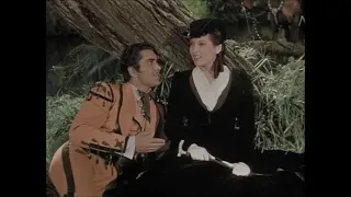 The Mark of Zorro (1940) Colorized Scene with Gale Sondergaard and Tyrone Power 🌹🌹🌹