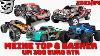 Die BESTEN 8 RC Einsteiger Basher um 300 Euro als RTR Meine Top 8 Traxxas ARRMA Amewi reely