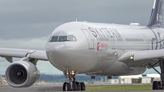 Close-up Auckland Airport Plane Spotting  Heavy departure and arrivals, and + China Eastern Sky-Team