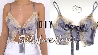 DIY Silk Lace Cami